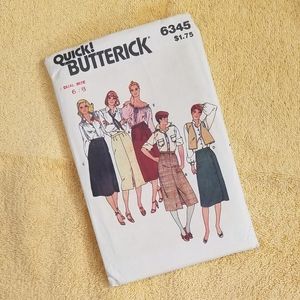 Vintage BUTTERICK Pattern, Misses' Skirt